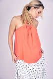 Halter Open Shoulder Casual Top
