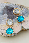 Color Rhinestone Earrings (Pick Color)