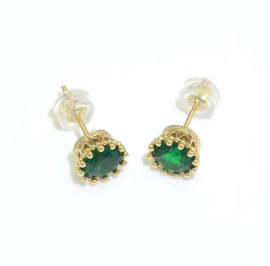 Emerald Studs