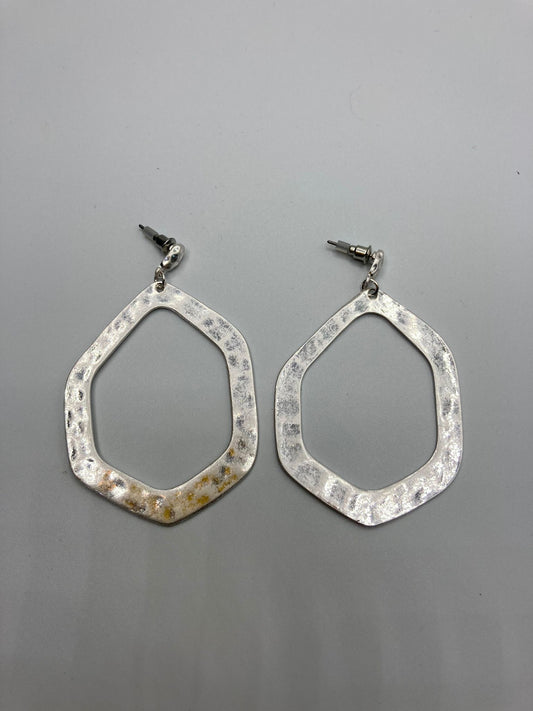 Hammered Geo Shape Earrings