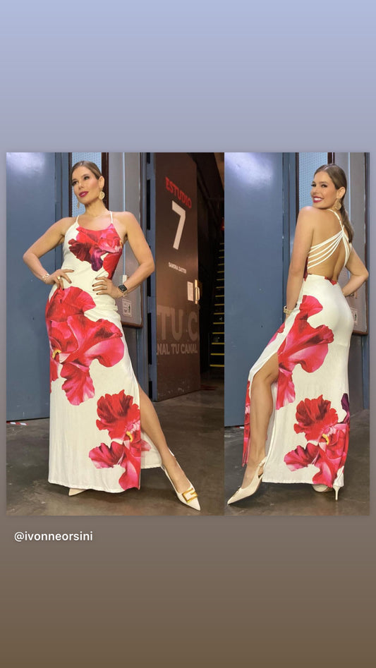 Floral Print Maxi Dress