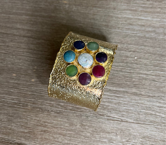 Multi Color Design Turkish Cuff Bracelet