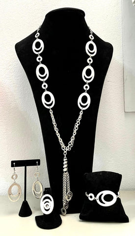 Silver Turkish Long Necklace