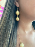 Circle Details Turkish Necklace and Earrings Set