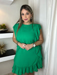 Ruffle Beaded Dress