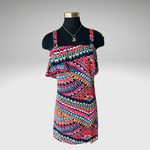Mystic Jewel Print Sun Short Dress