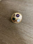 3 Color Circle Turkish Ring