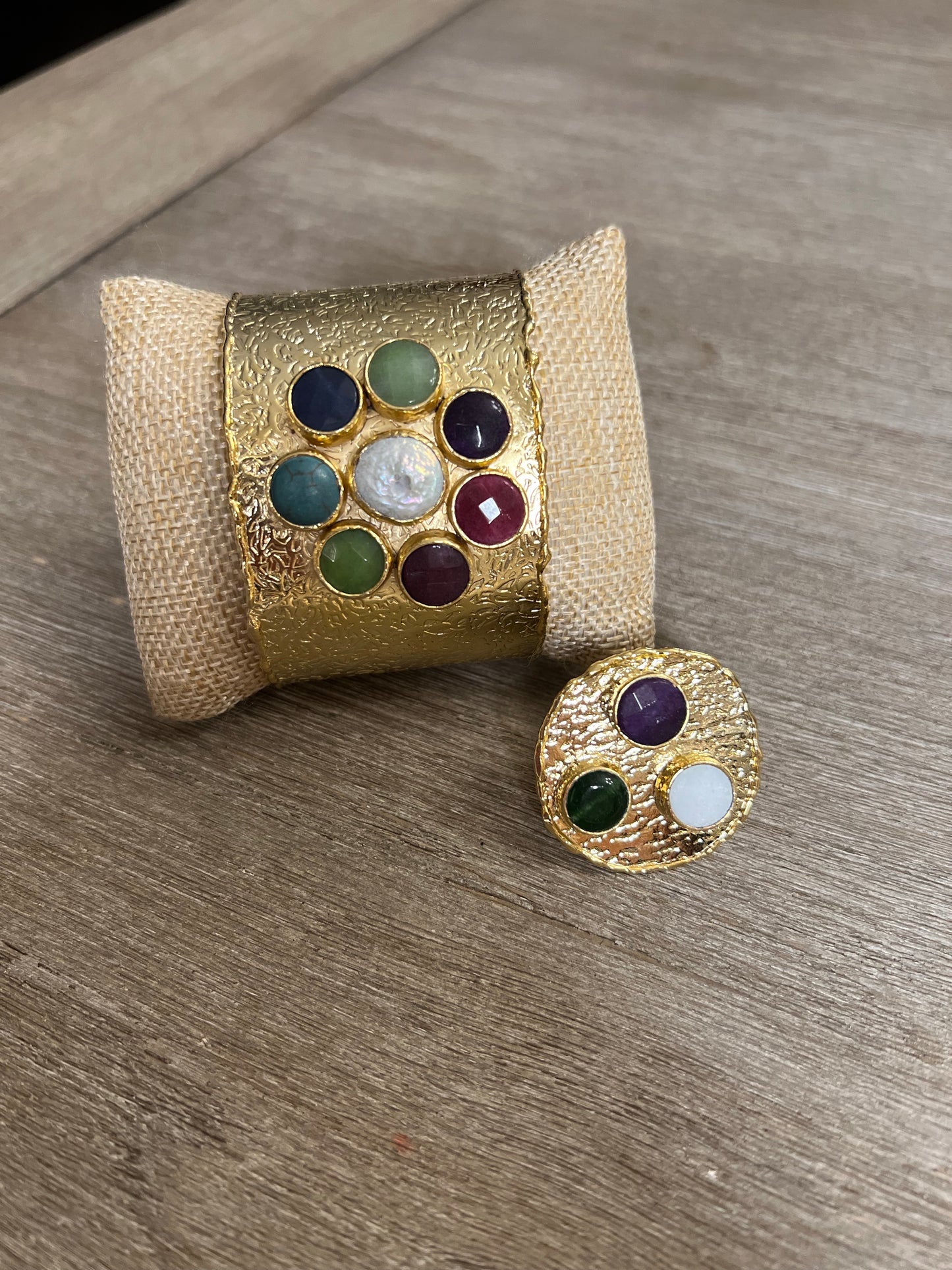 Multi Color Design Turkish Cuff Bracelet